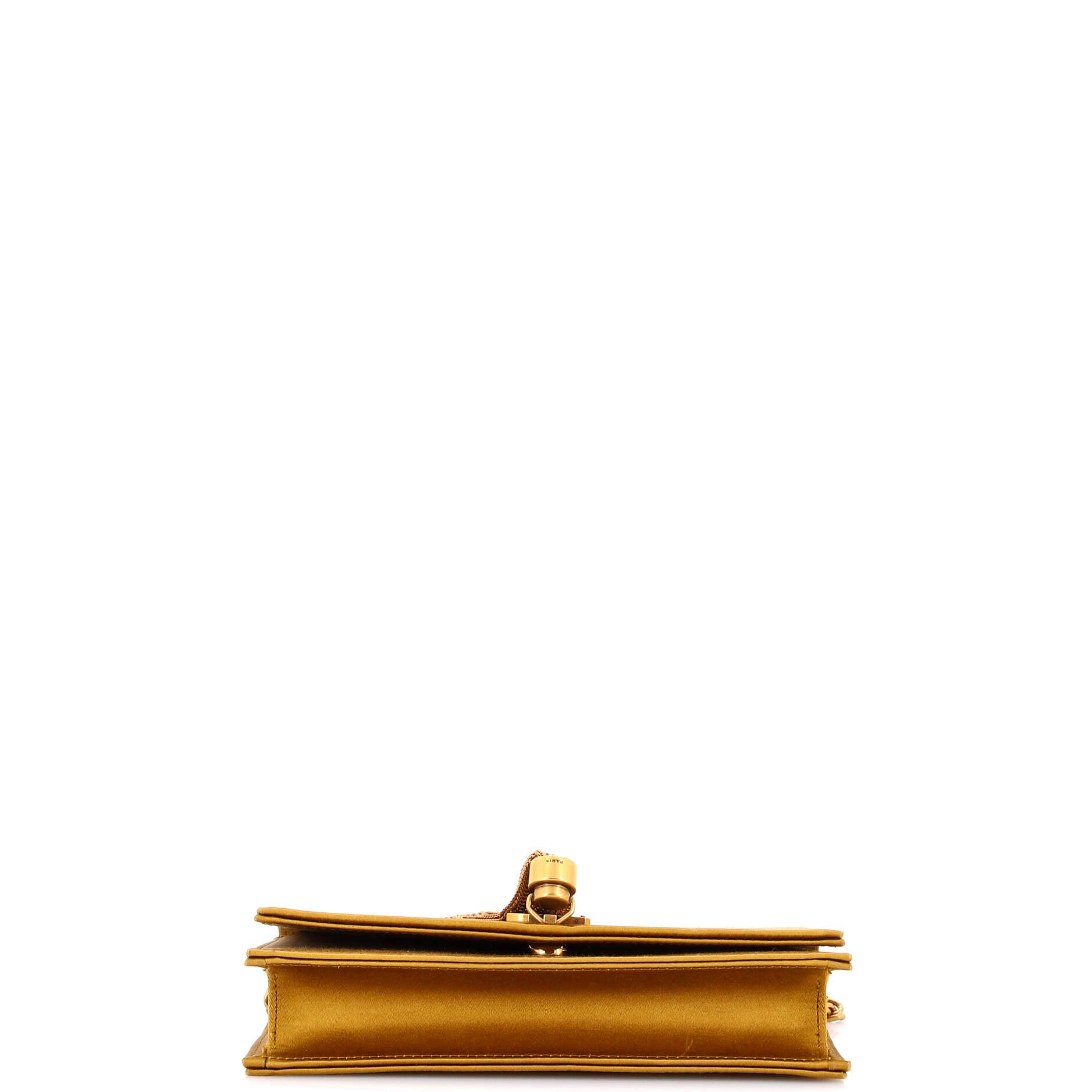 Classic Monogram Tassel Chain Wallet Satin