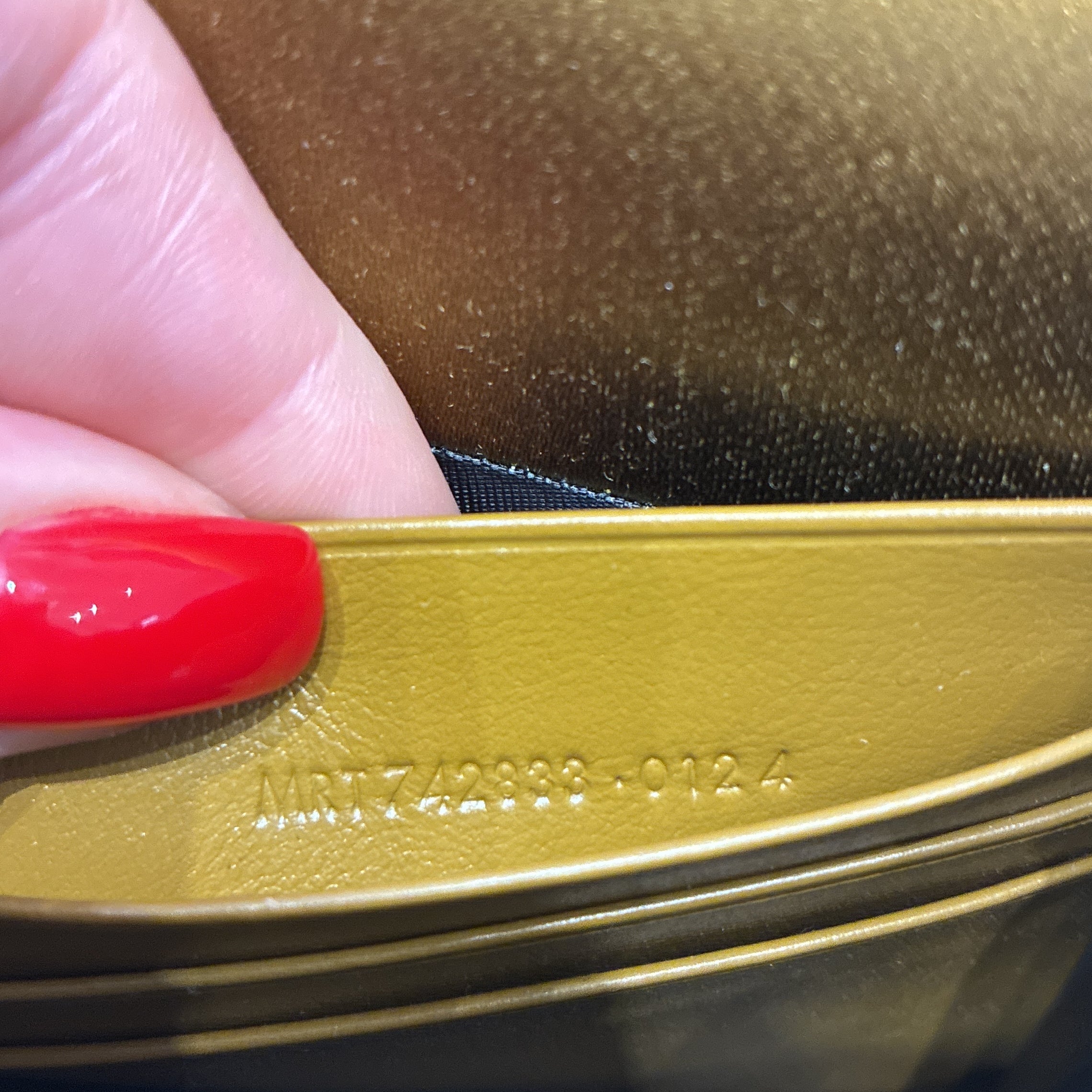 Classic Monogram Tassel Chain Wallet Satin