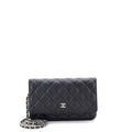 Wallet on Chain Quilted Caviar