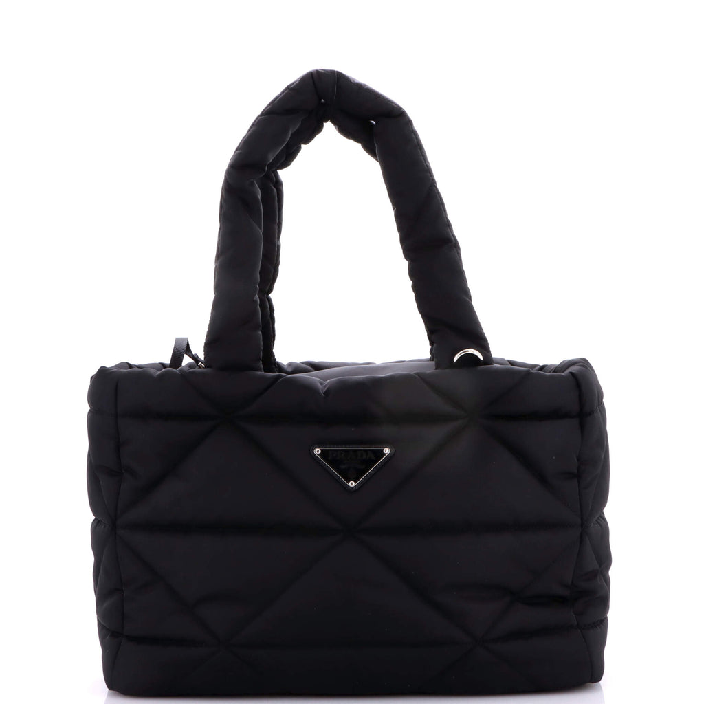 Padded Pet Carrier Tote Quilted Re-Nylon