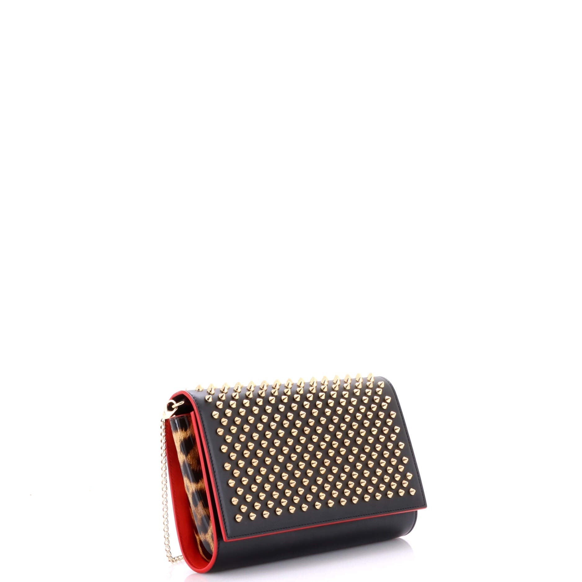 Paloma Clutch Spiked Leather