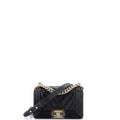 Boy Flap Bag Chevron Lambskin Small