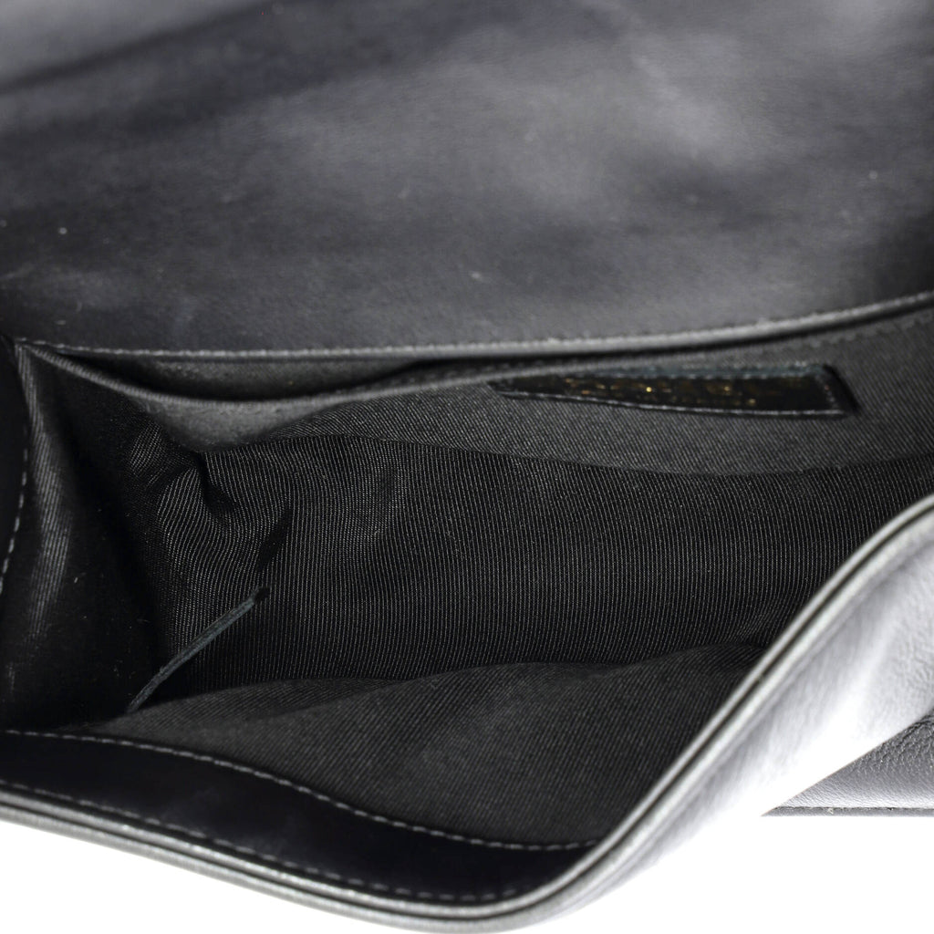Boy Flap Bag Chevron Lambskin Small