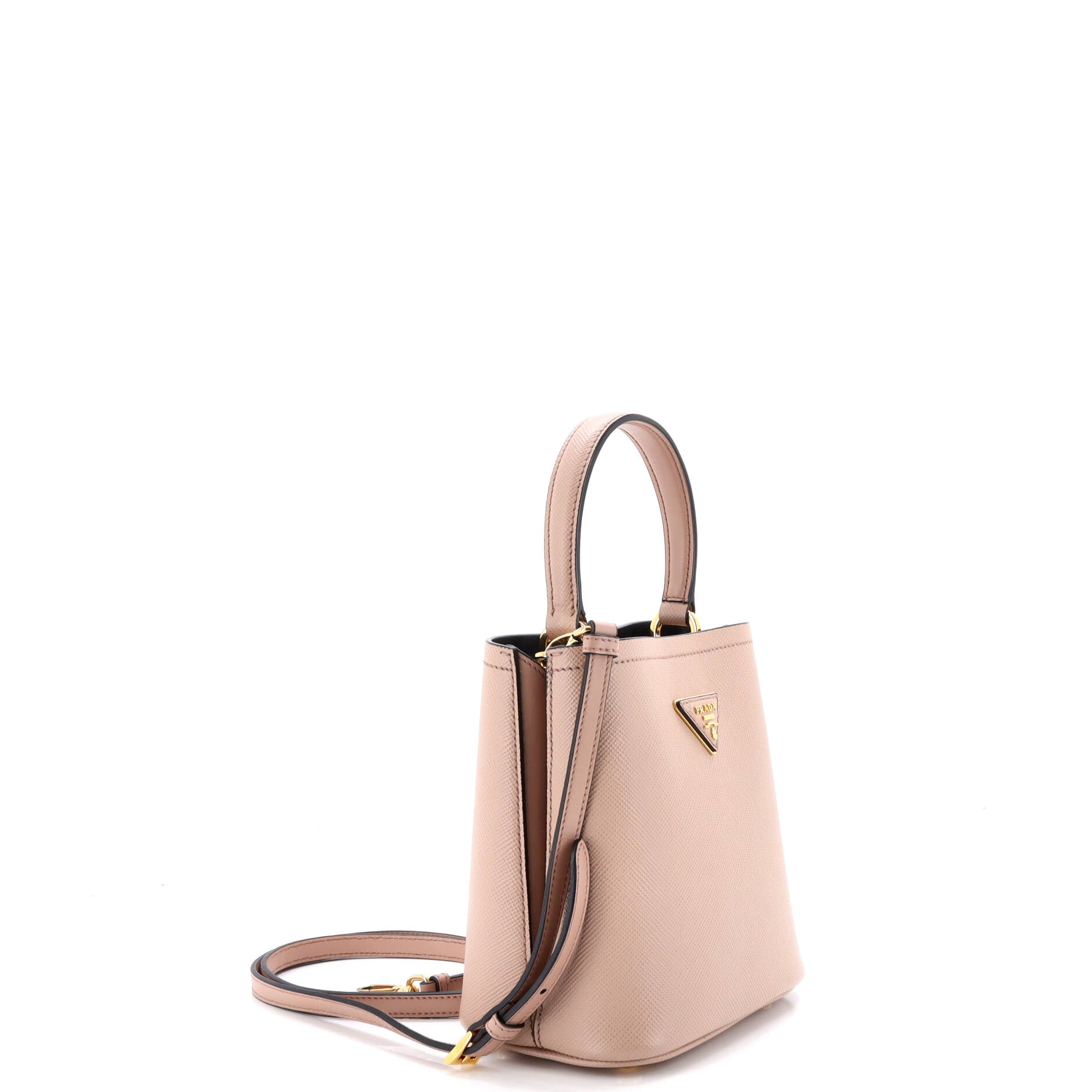 Panier Bucket Bag Saffiano Leather Small