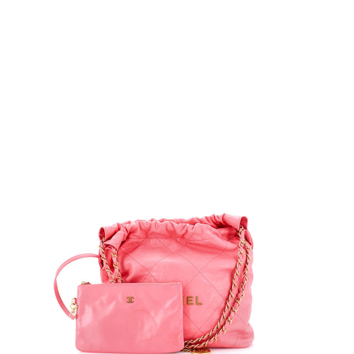 22 Chain Hobo Quilted Calfskin Small