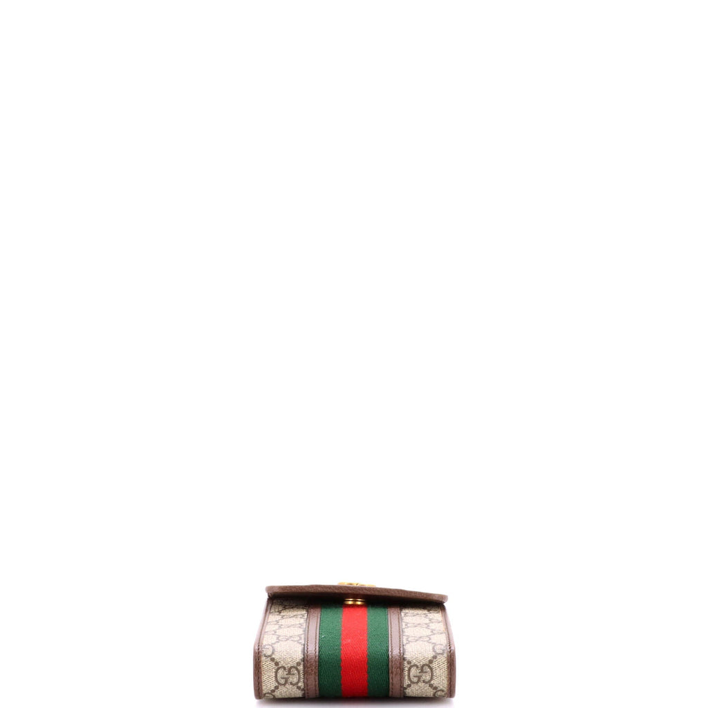 Ophidia Vertical Flap Crossbody Bag GG Coated Canvas Mini