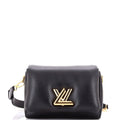 Twist Convertible Handbag Puffer Lambskin MM