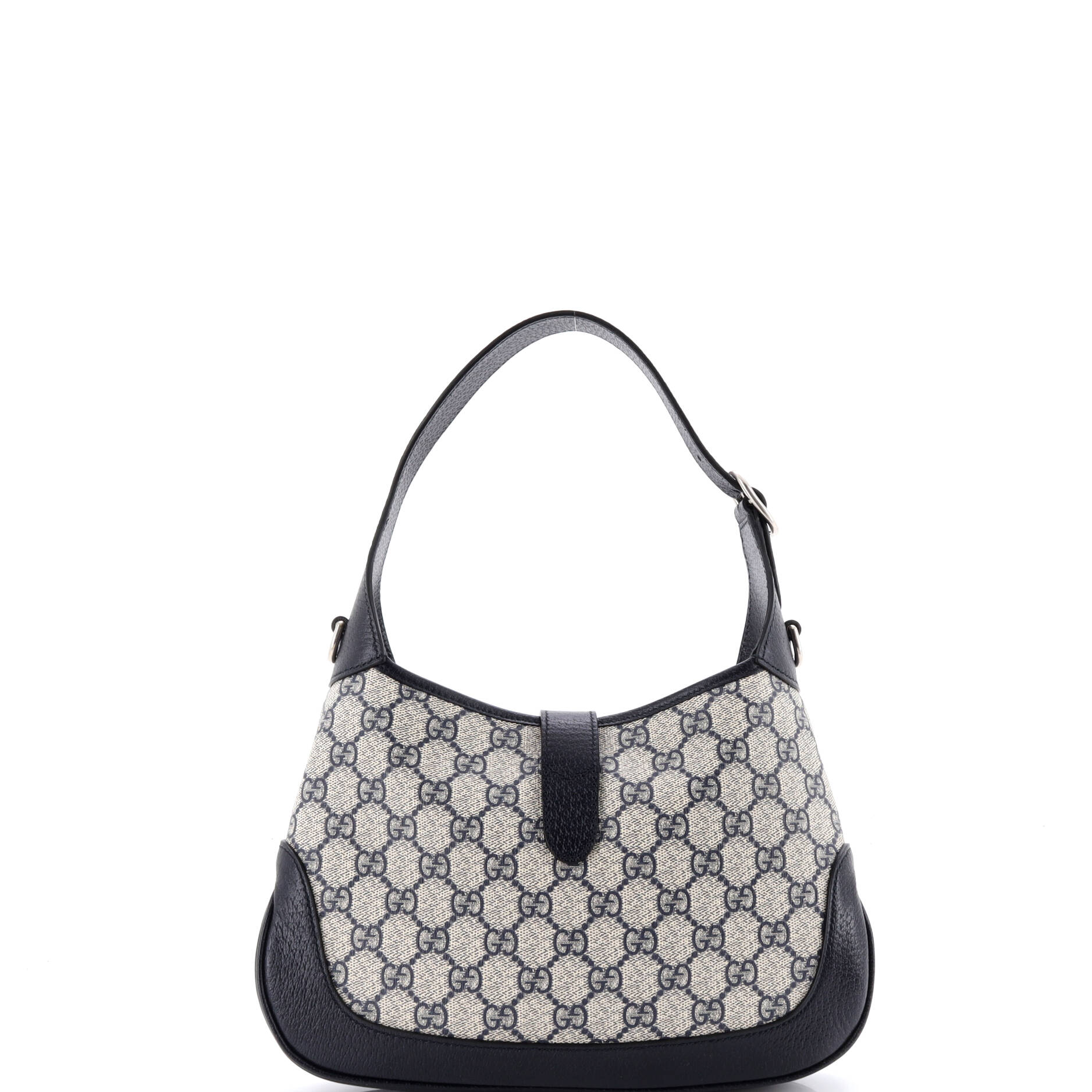 Web Strap Jackie 1961 Hobo GG Coated Canvas with Leather Small