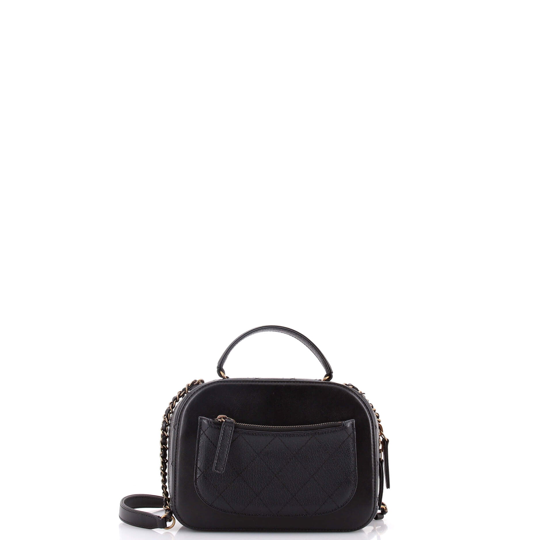 Coco Curve Vanity Case Calfskin and Quilted Goatskin Small