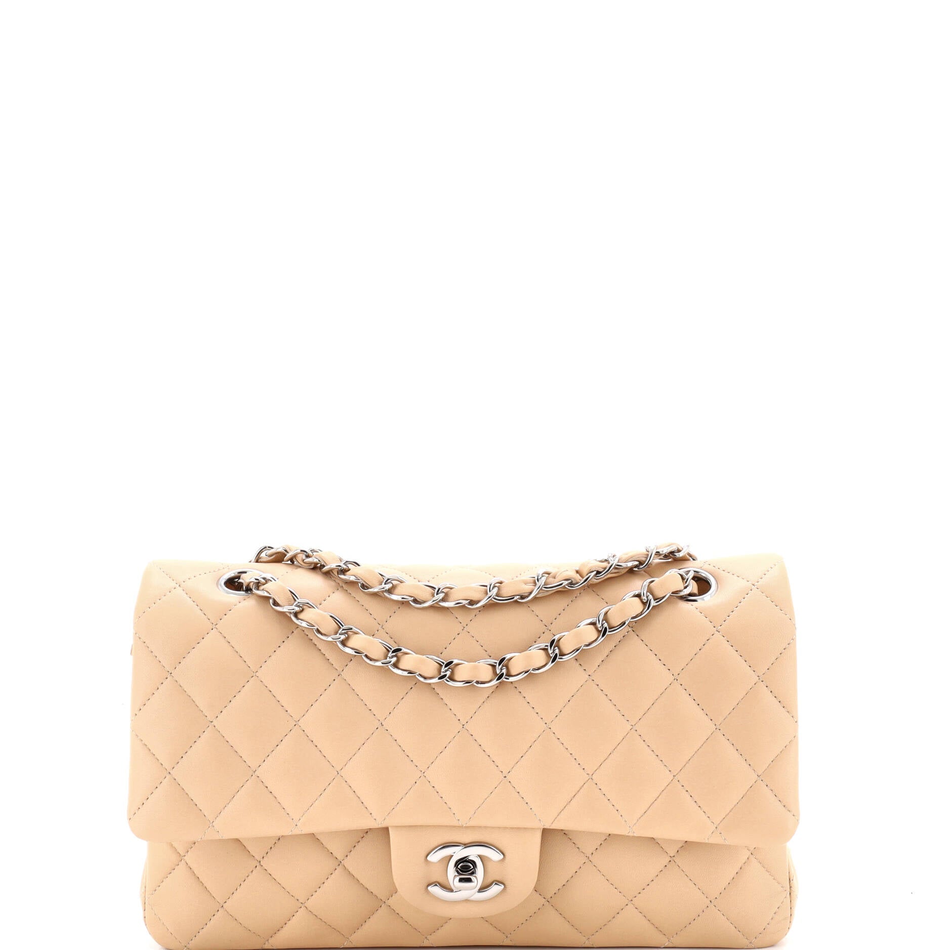 Classic Double Flap Bag Quilted Lambskin Medium