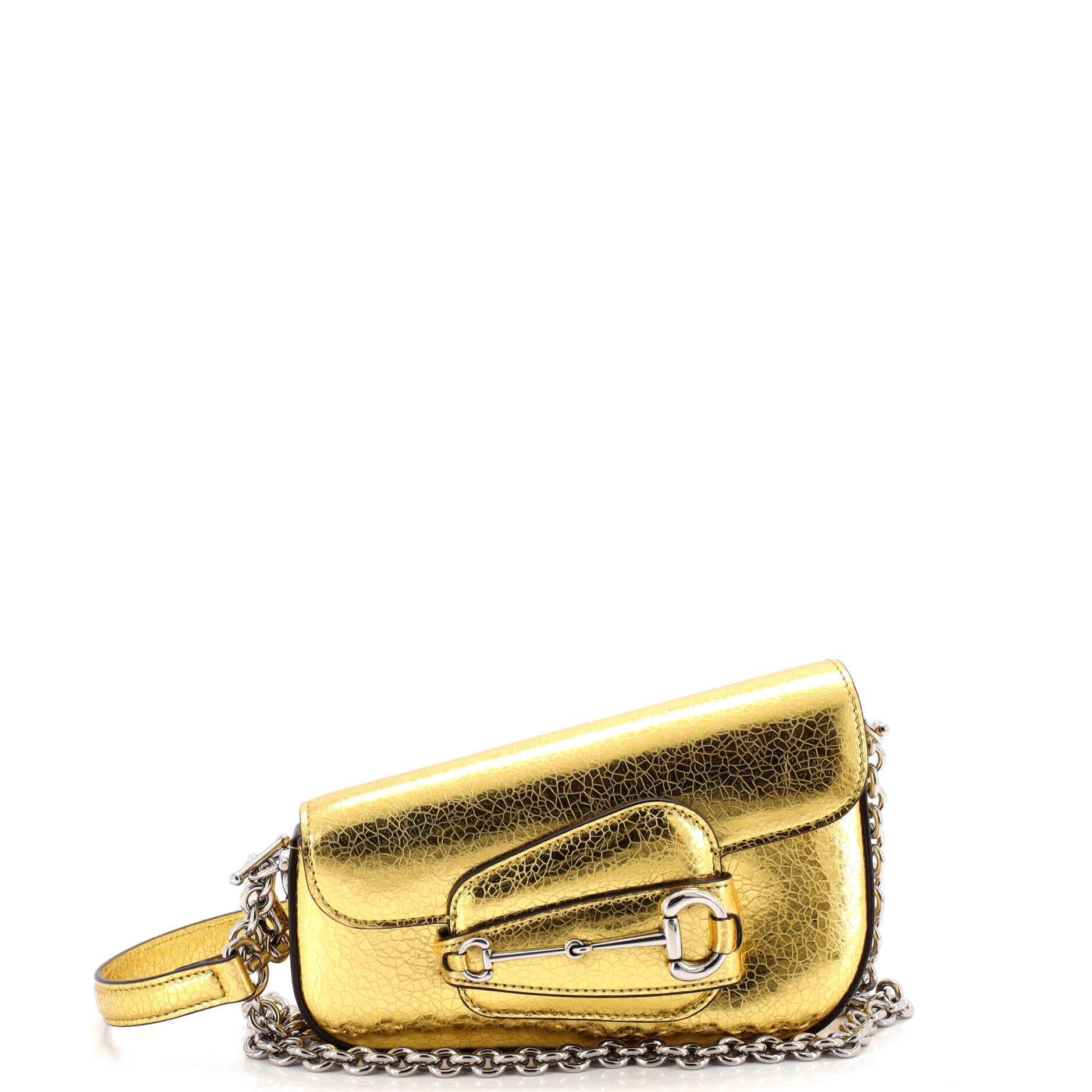 Horsebit 1955 Asymmetric Shoulder Bag Leather Mini