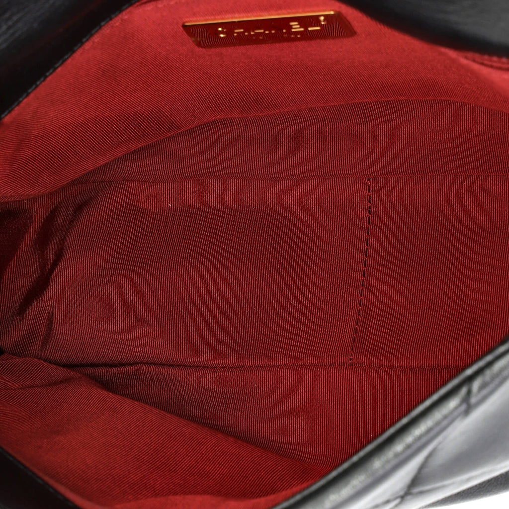 19 Flap Bag Quilted Leather Medium