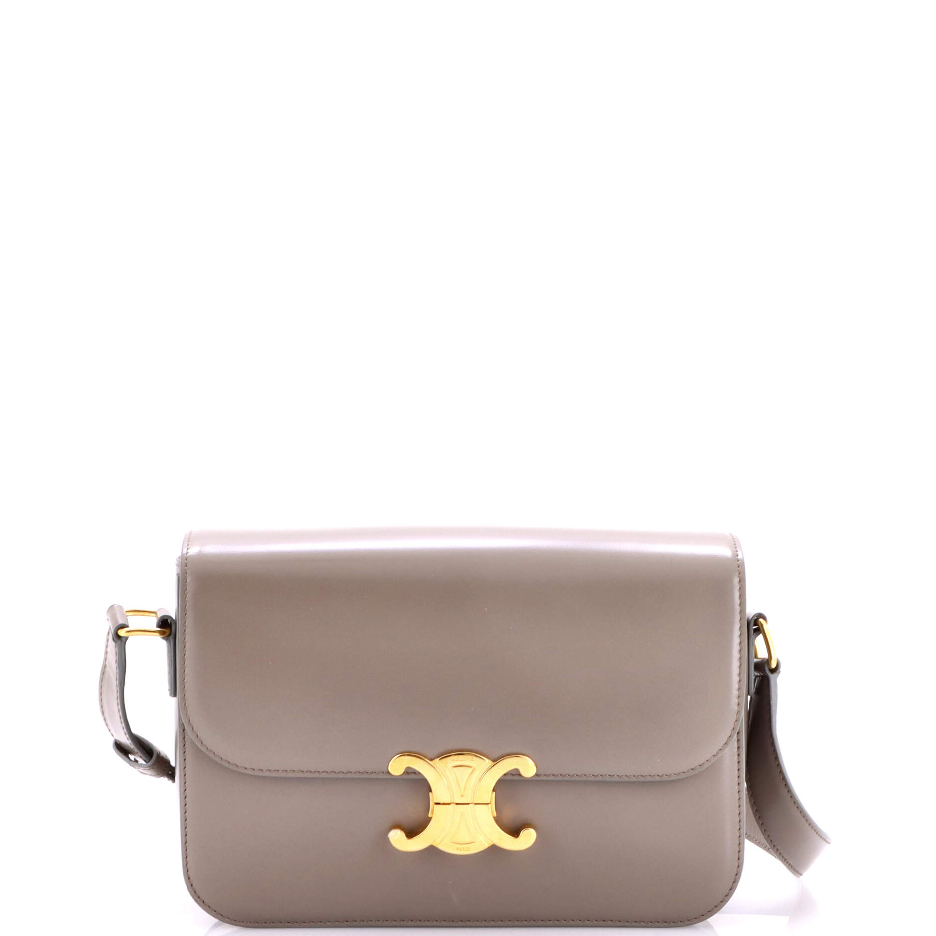 Triomphe Shoulder Bag Smooth Calfskin Medium