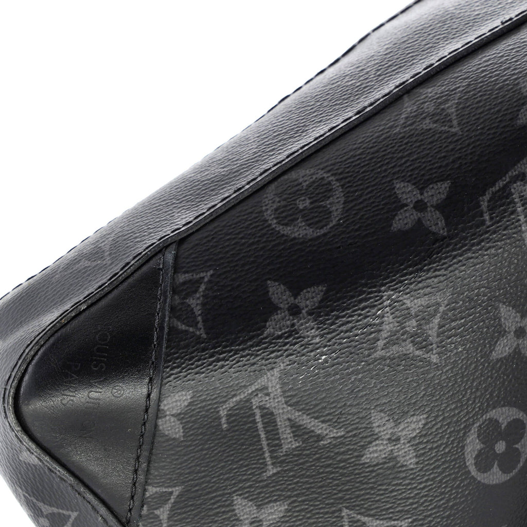 Trio Messenger Bag Reverse Monogram Eclipse Canvas