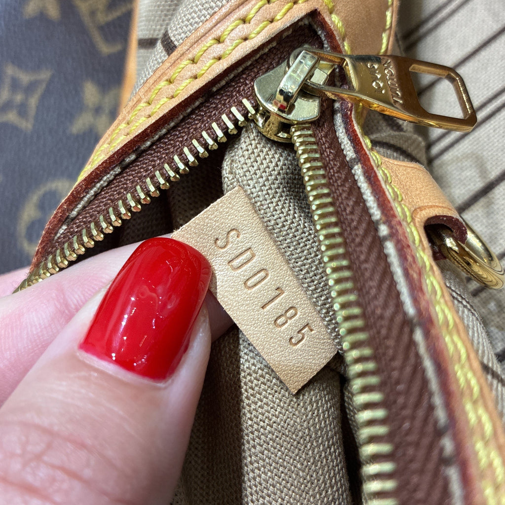 Delightful NM Handbag Monogram Canvas MM