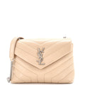 Loulou Shoulder Bag Matelasse Chevron Leather Small