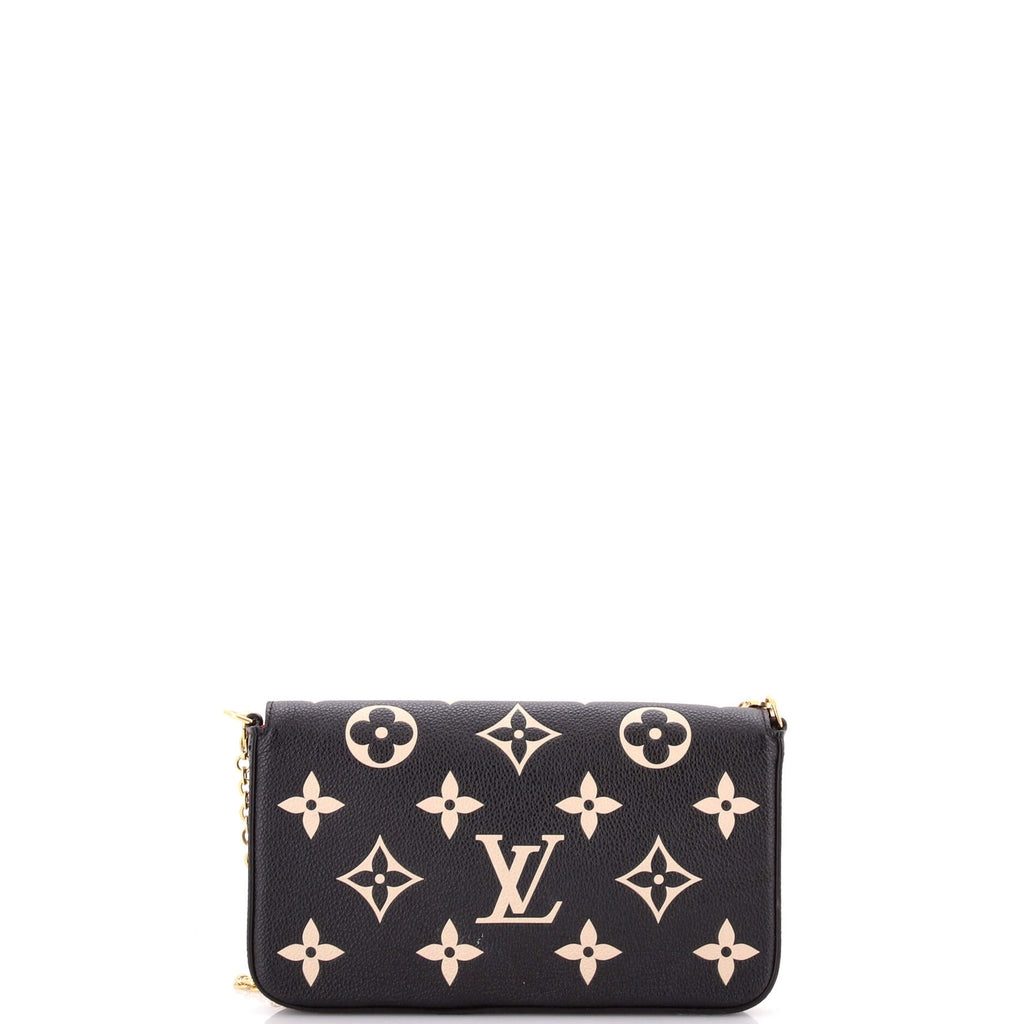 Felicie Pochette Bicolor Monogram Empreinte Giant