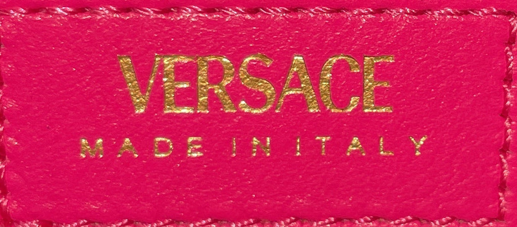 Medusa Icon Chain Flap Bag Quilted Tweed East West
