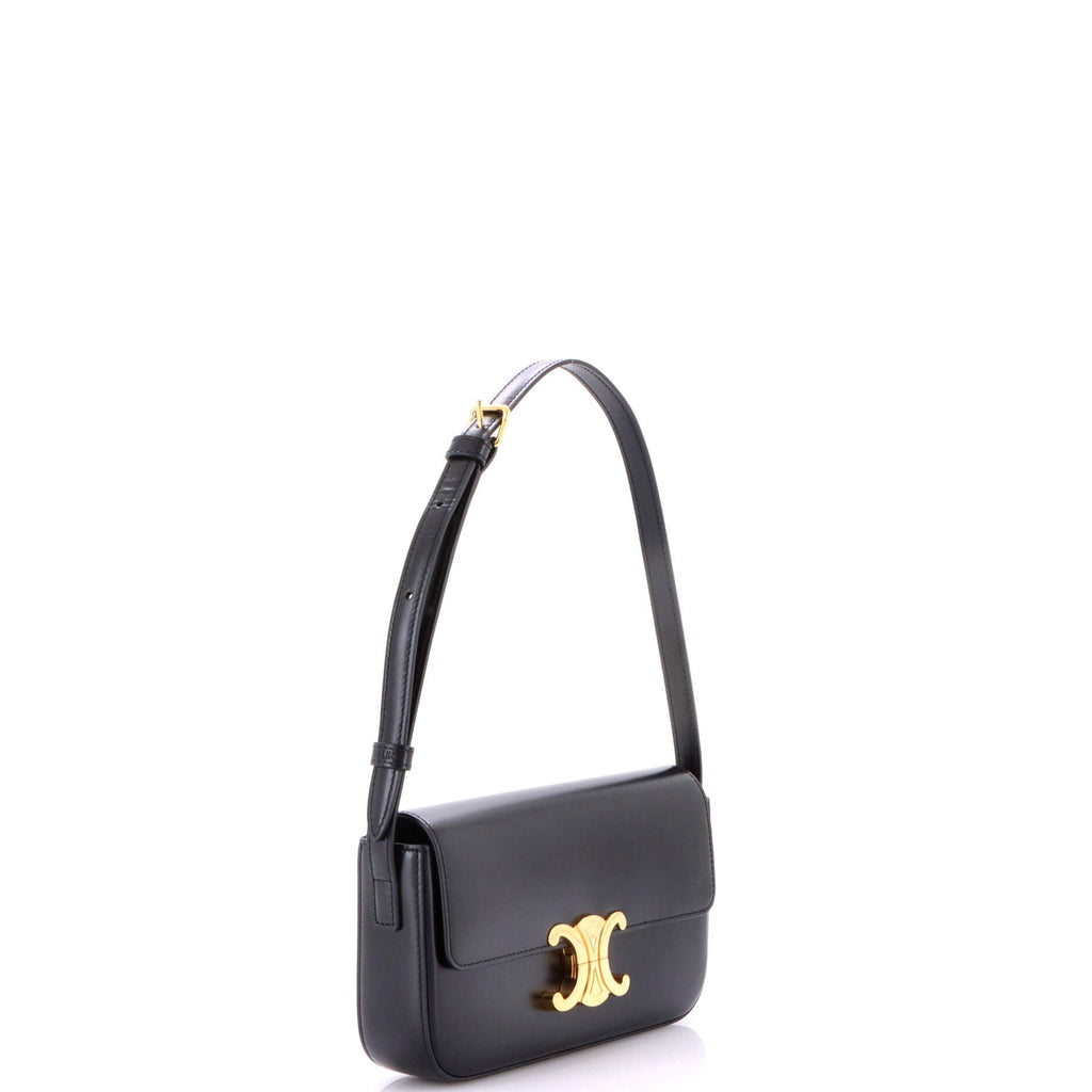Triomphe East-West Shoulder Bag Smooth Calfskin