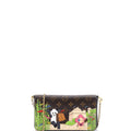 Felicie Pochette Limited Edition Vivienne Xmas Monogram Canvas