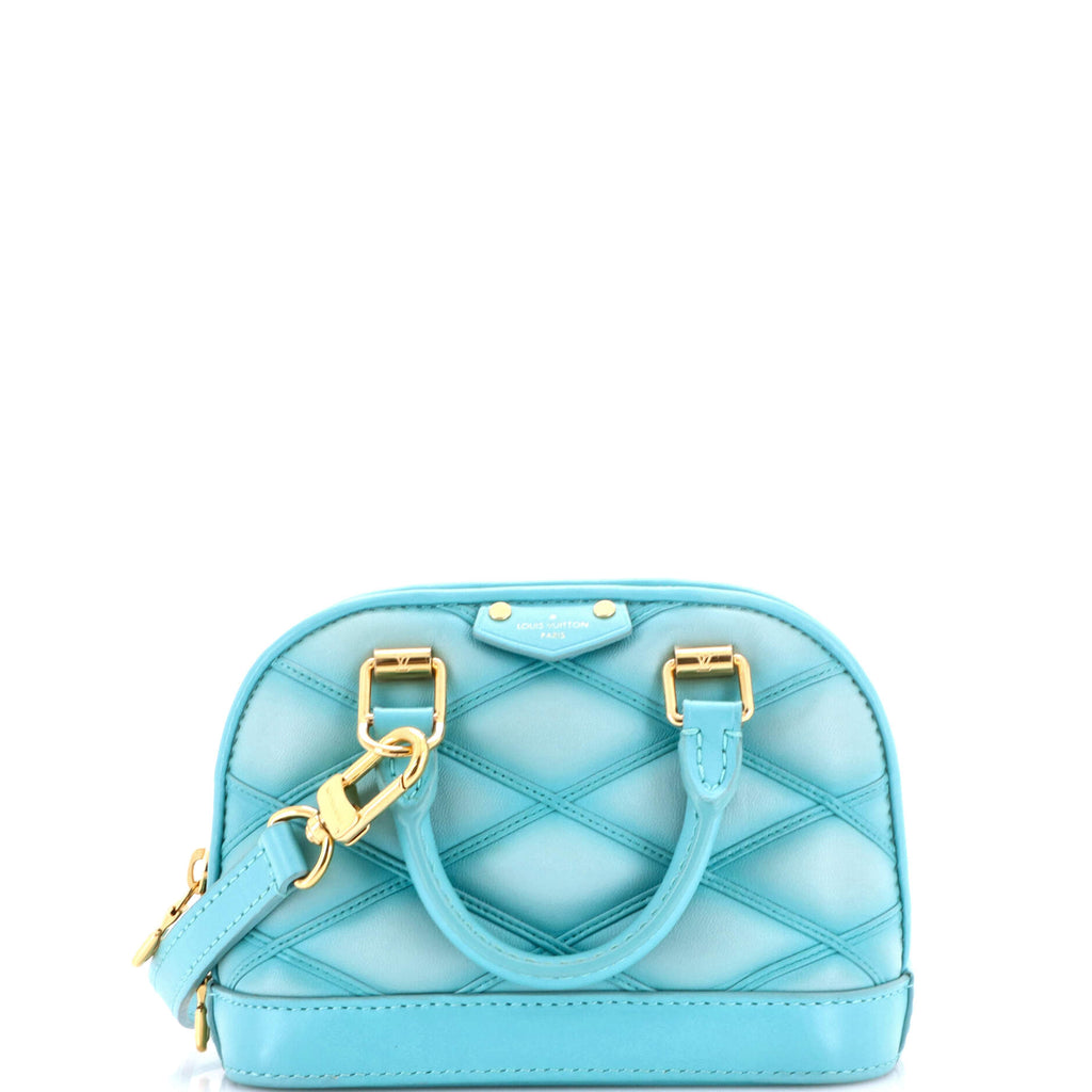 Alma Handbag Malletage Leather Nano