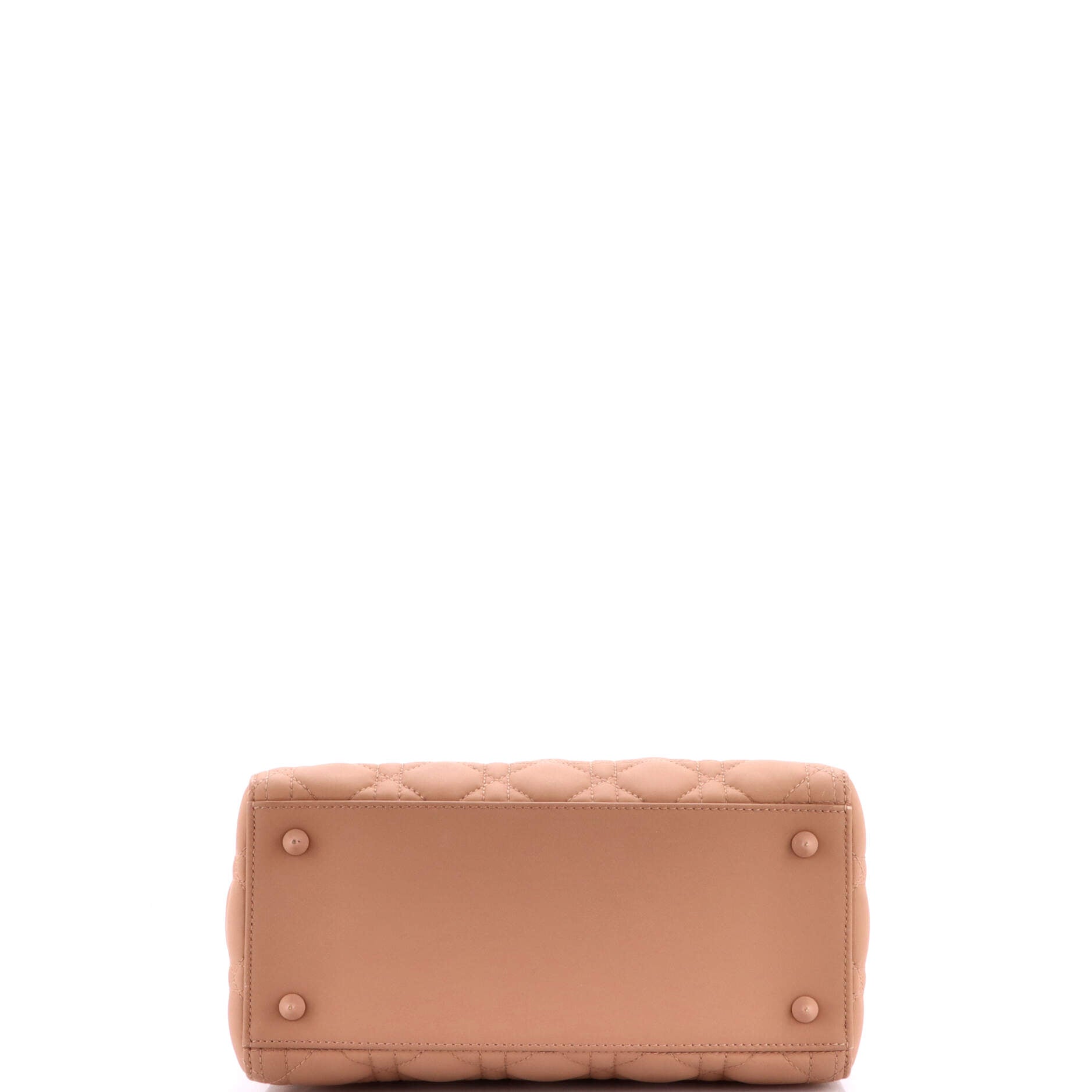 Ultra Matte Lady Dior Bag Cannage Quilt Calfskin Medium