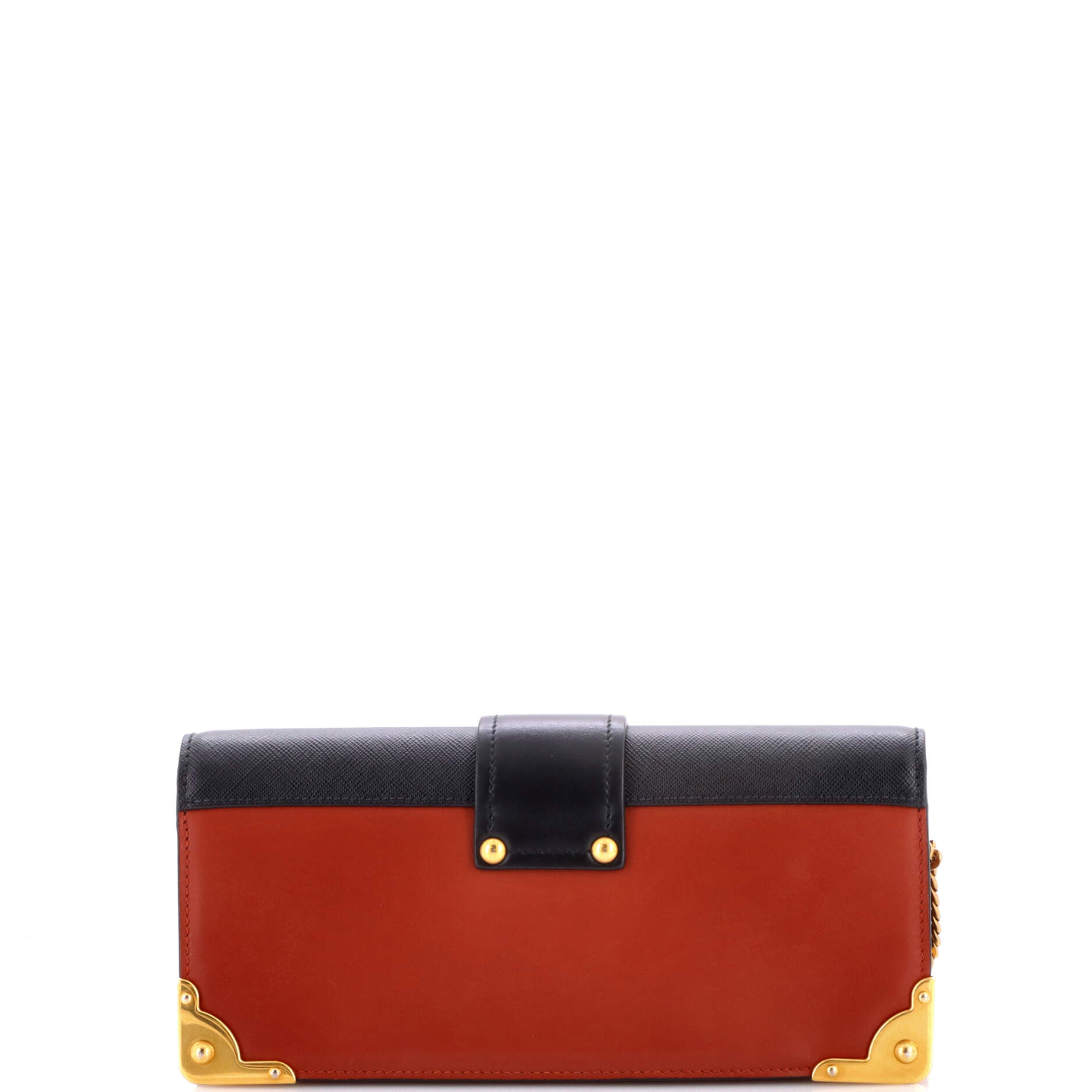 Cahier Chain Clutch City Calf and Saffiano