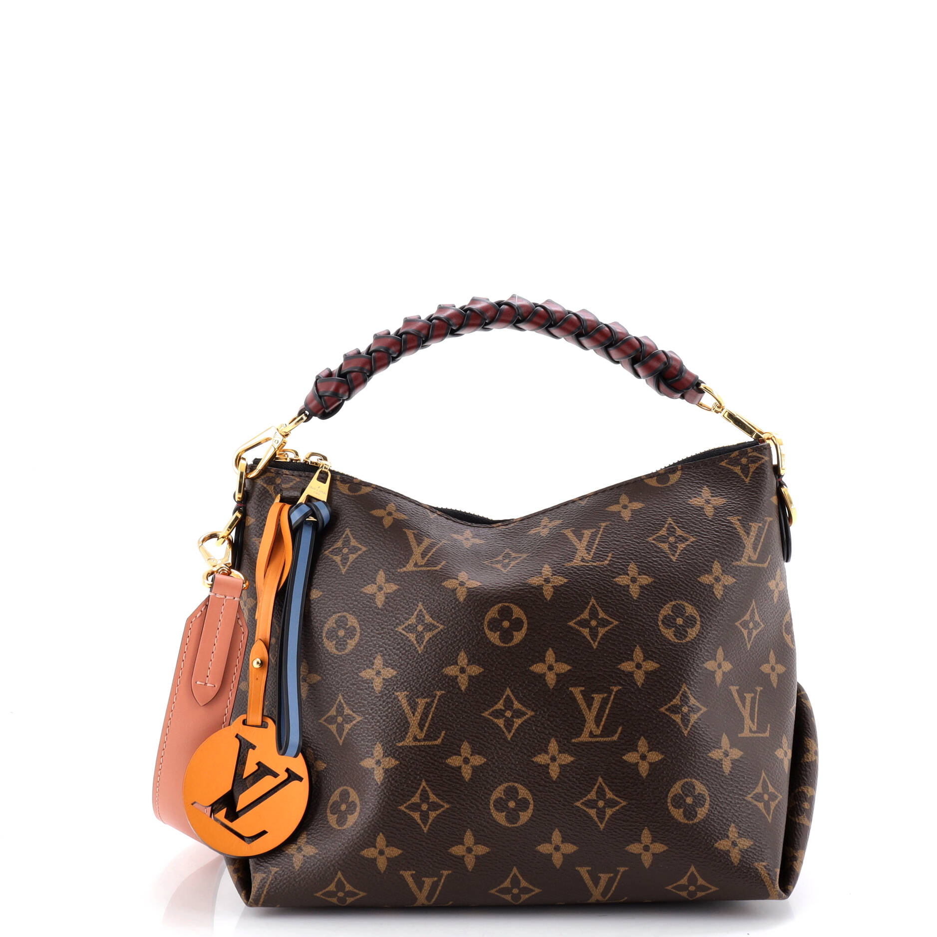 Braided Handle Beaubourg Hobo Monogram Canvas Mini