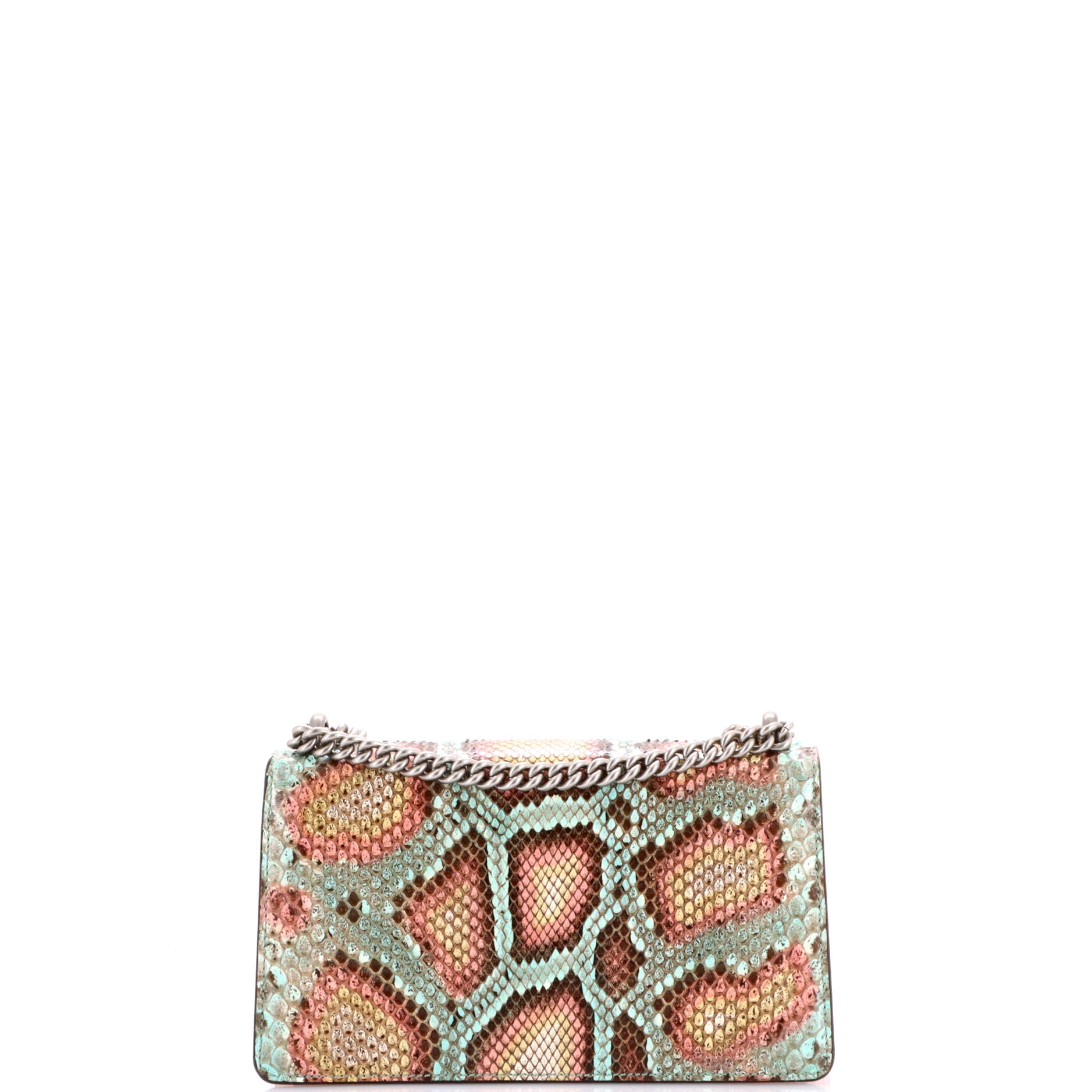 Dionysus Bag Python with Ostrich and Leather Small
