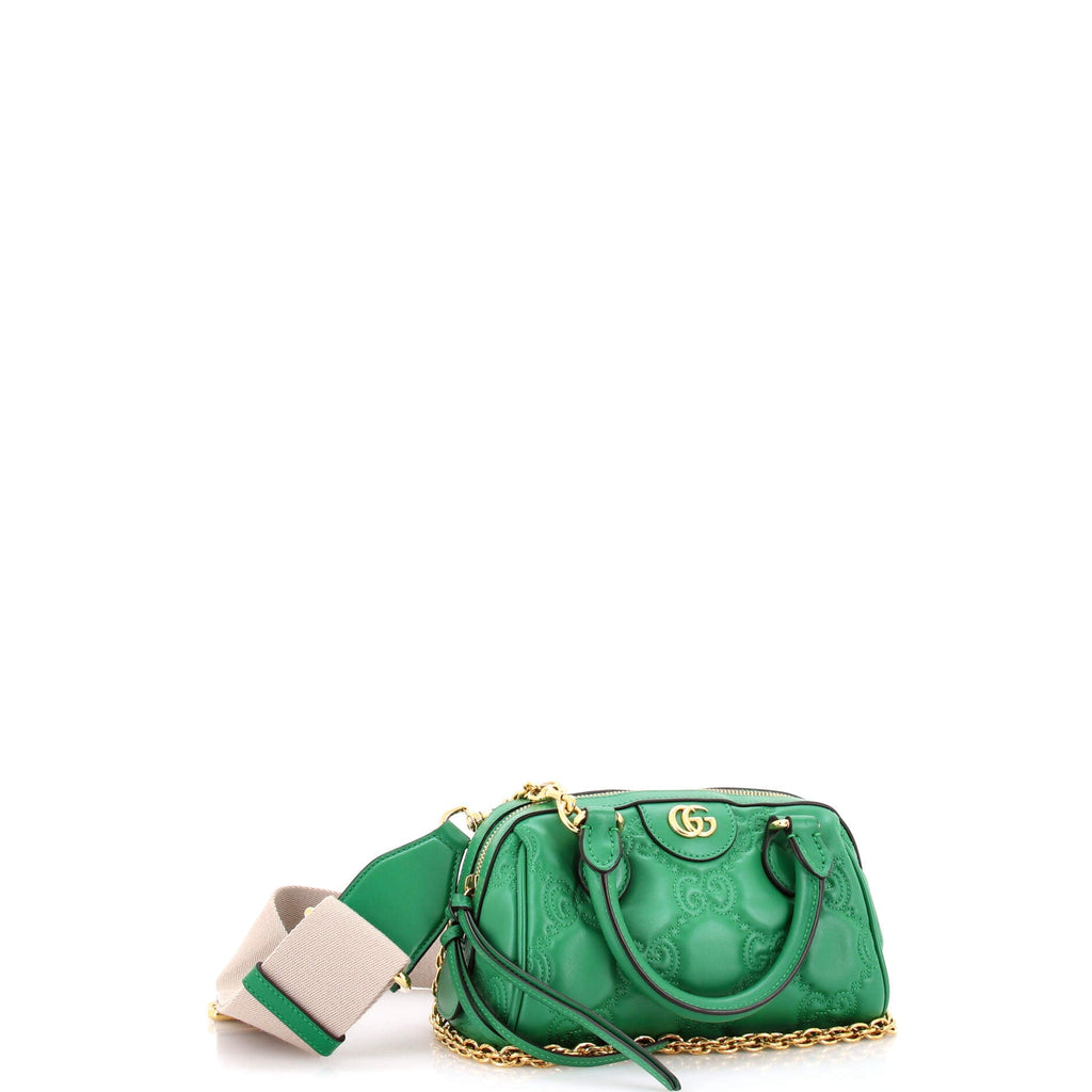 Ophidia Convertible Boston Top Handle Bag GG Matelasse Leather Mini