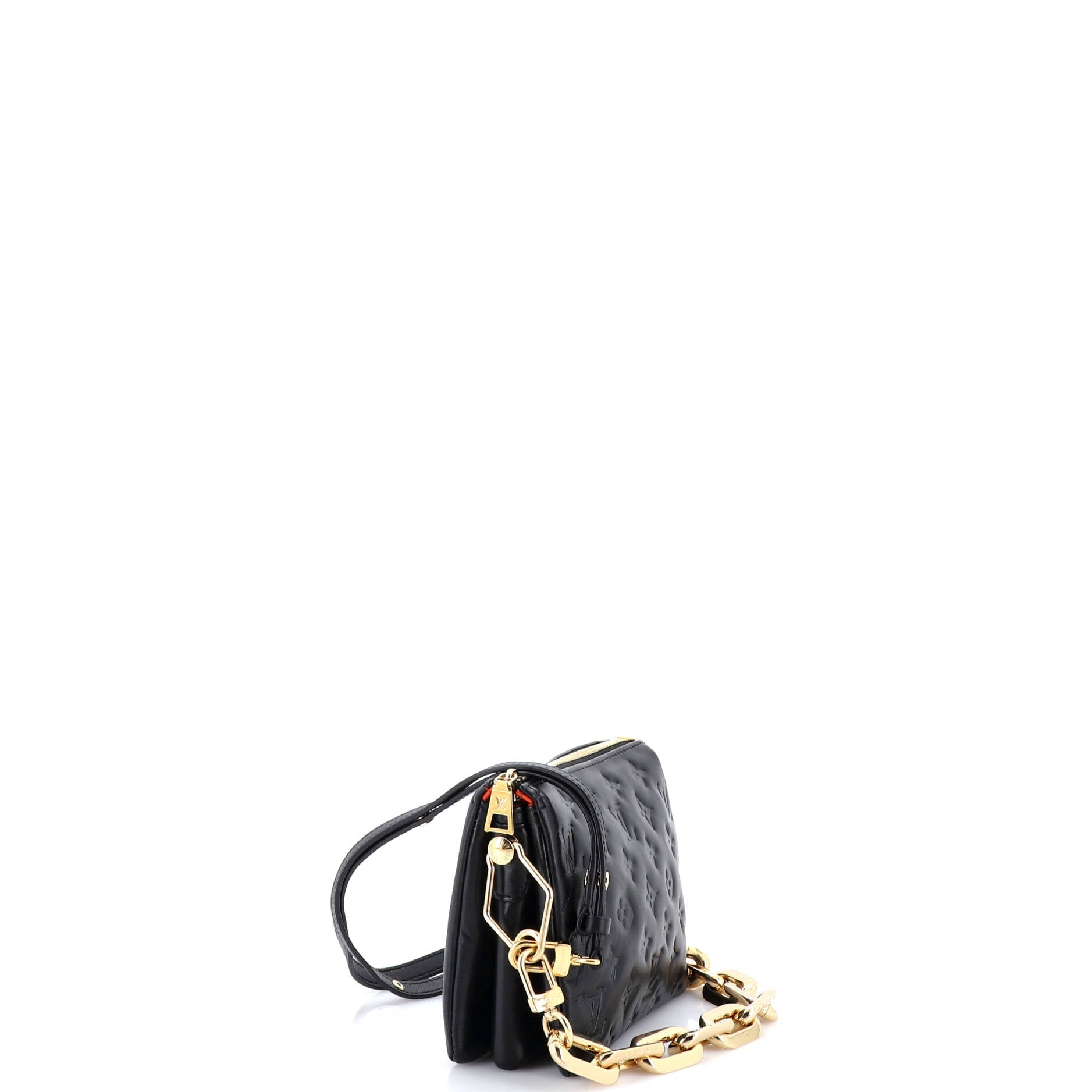 Coussin Bag Monogram Embossed Lambskin BB