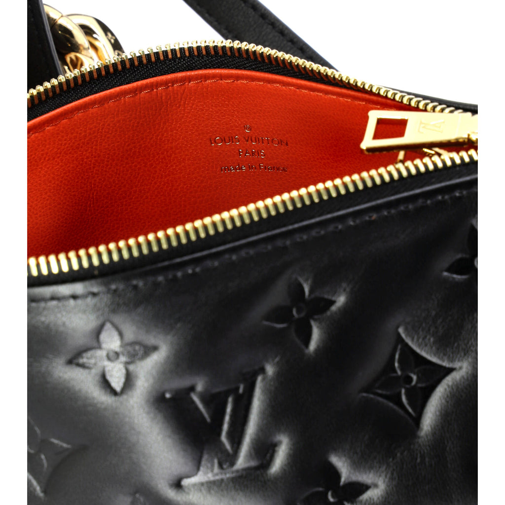 Coussin Bag Monogram Embossed Lambskin BB