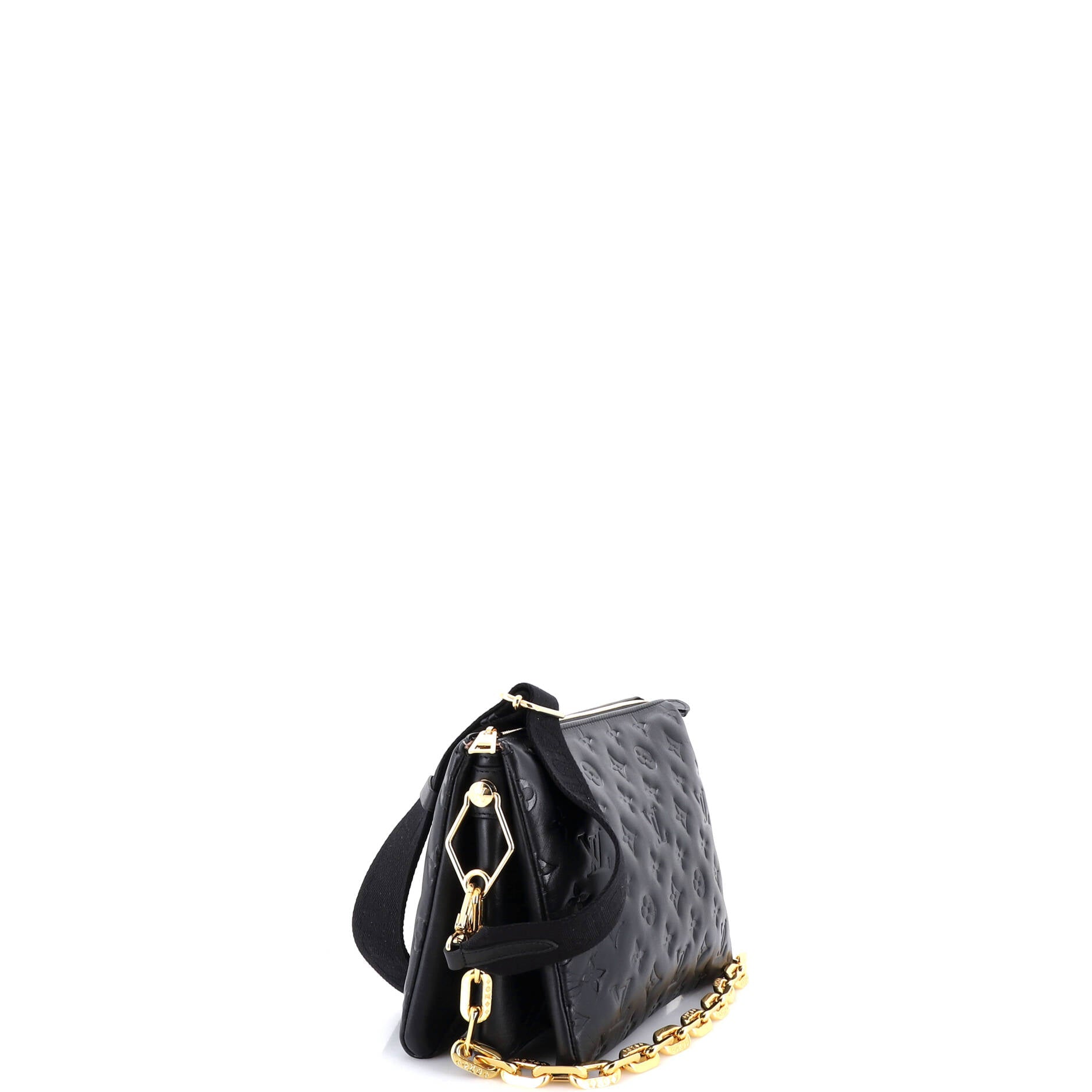 Coussin Bag Monogram Embossed Lambskin PM