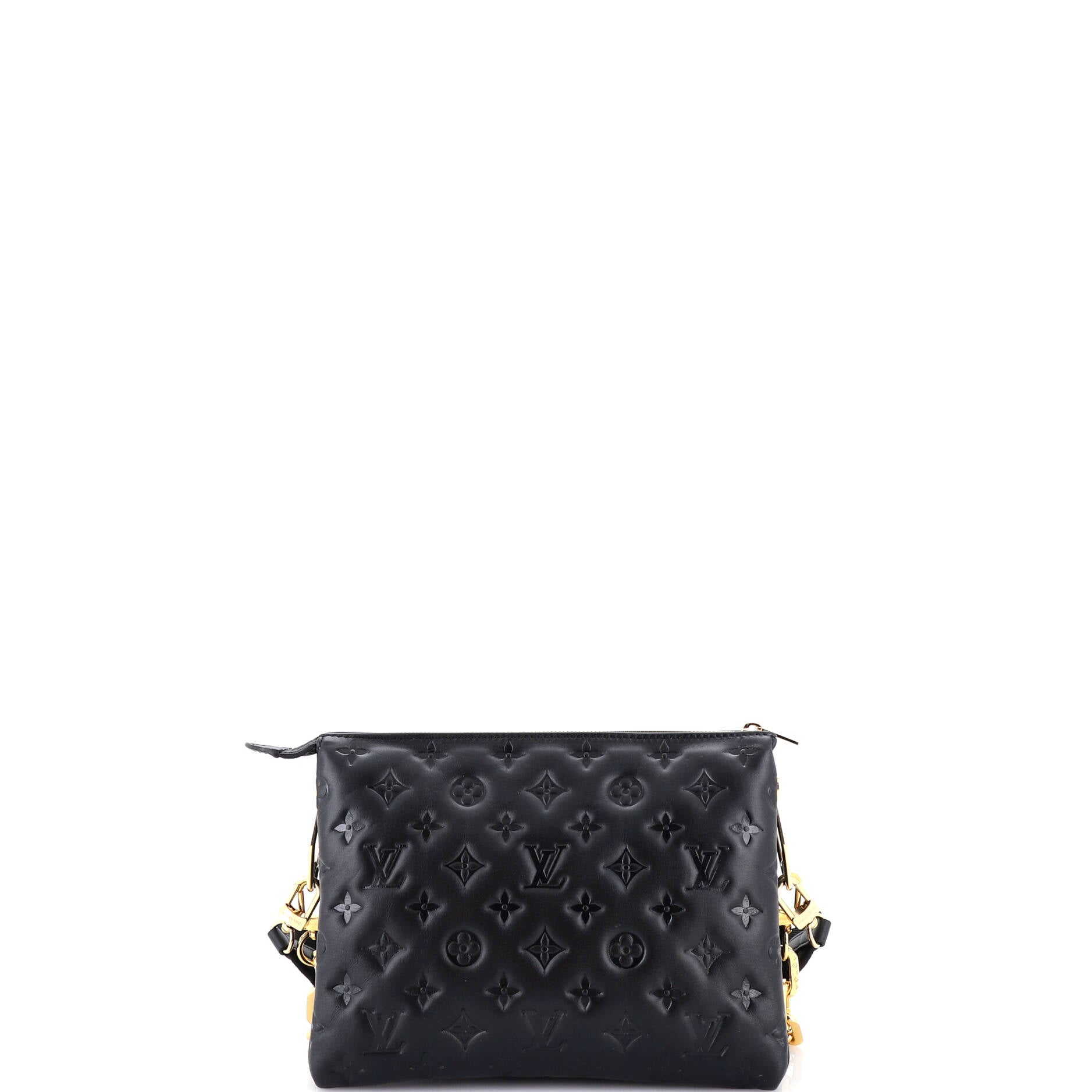 Coussin Bag Monogram Embossed Lambskin PM