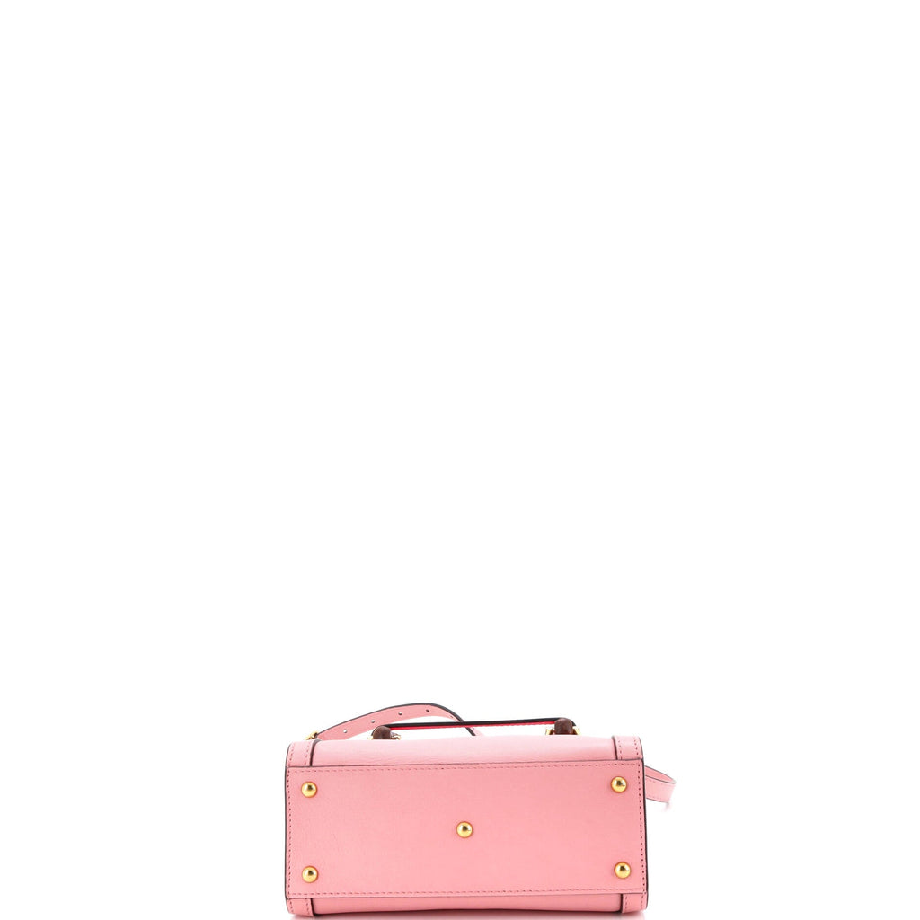 Diana NM Bamboo Handle Tote Leather Mini