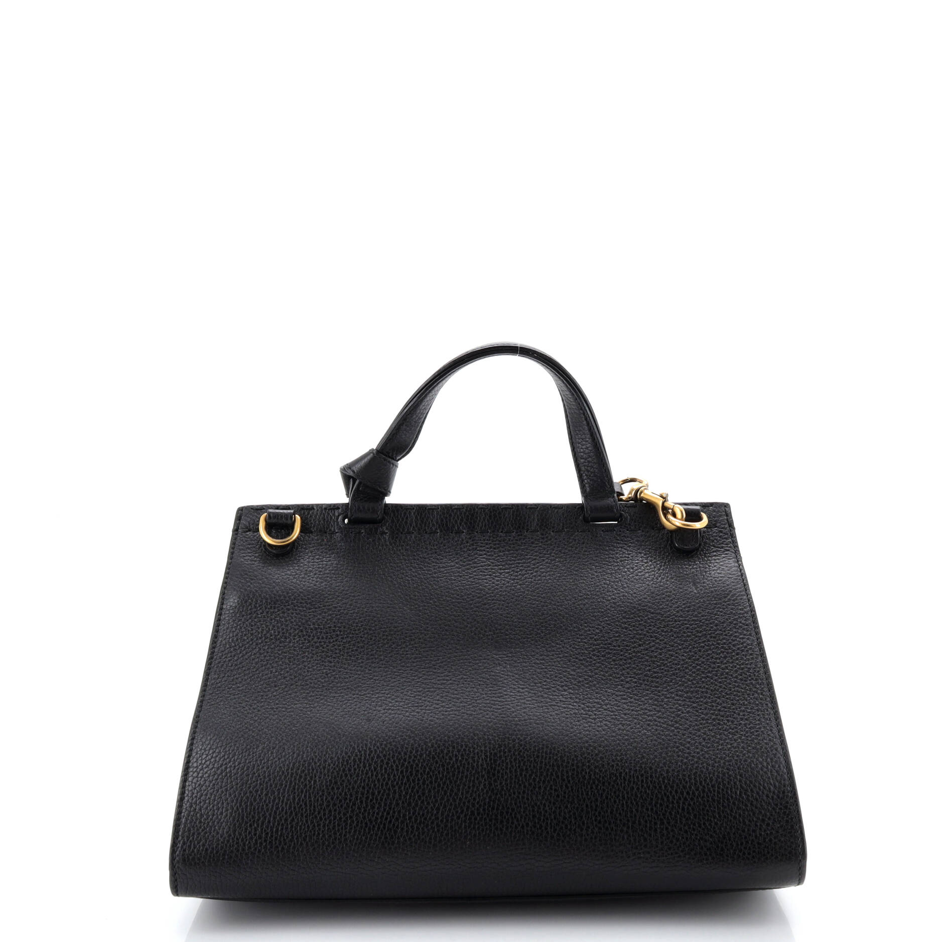 GG Marmont Top Handle Bag Leather Small