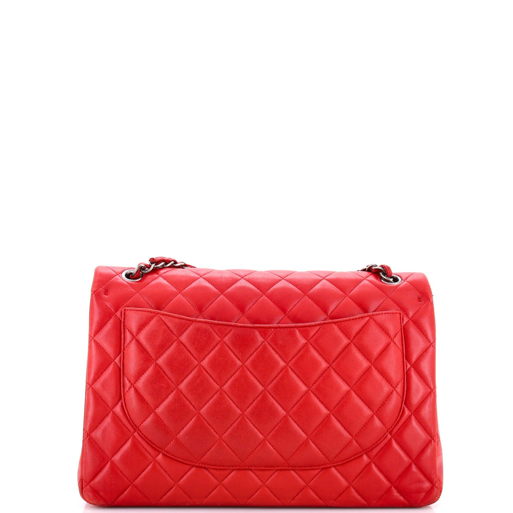 Classic Double Flap Bag Quilted Lambskin Maxi
