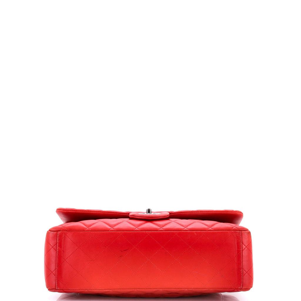 Classic Double Flap Bag Quilted Lambskin Maxi