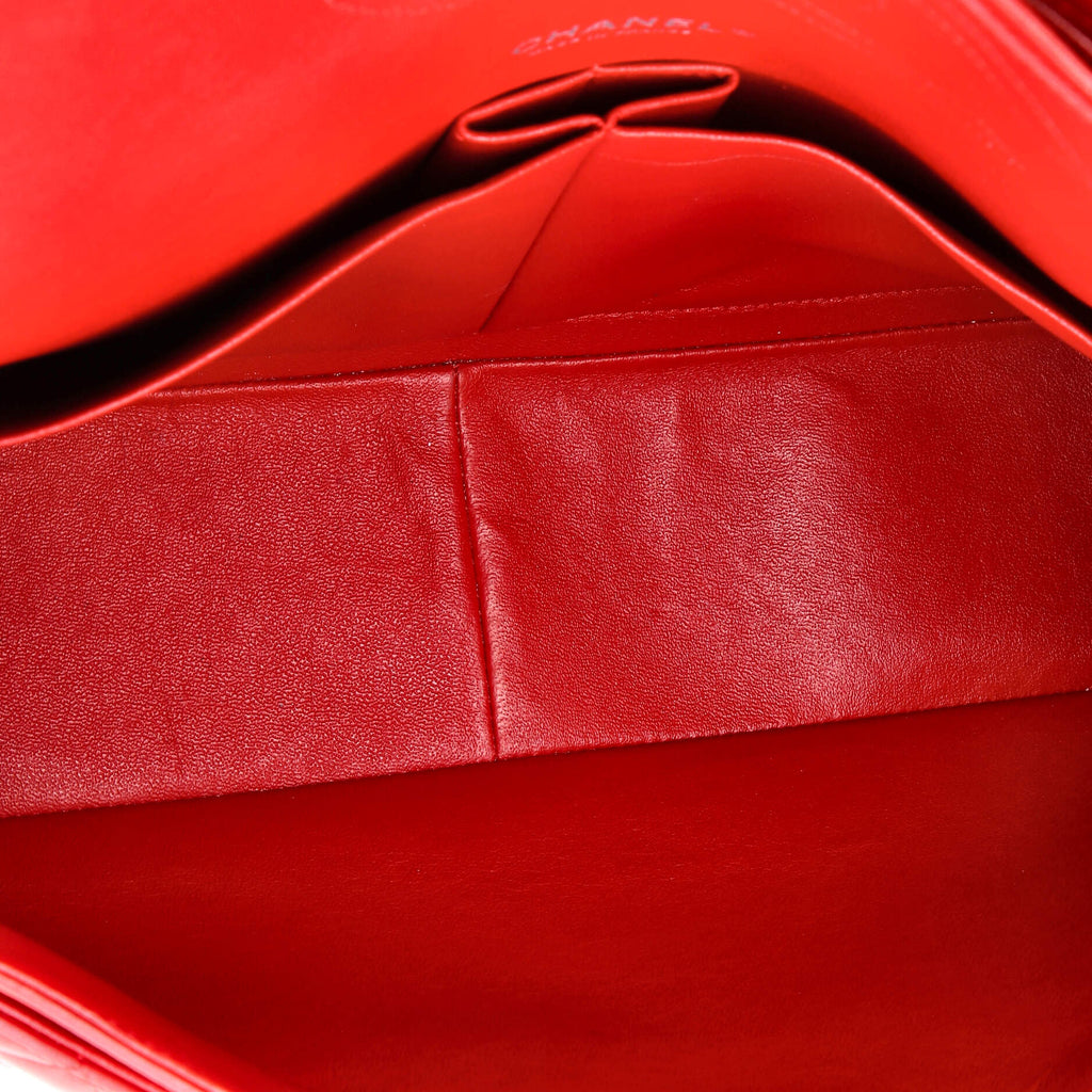 Classic Double Flap Bag Quilted Lambskin Maxi