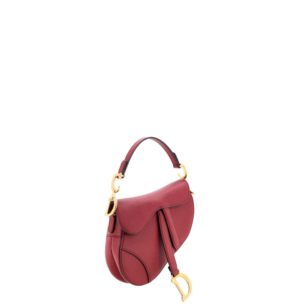 Saddle Handbag Leather Mini