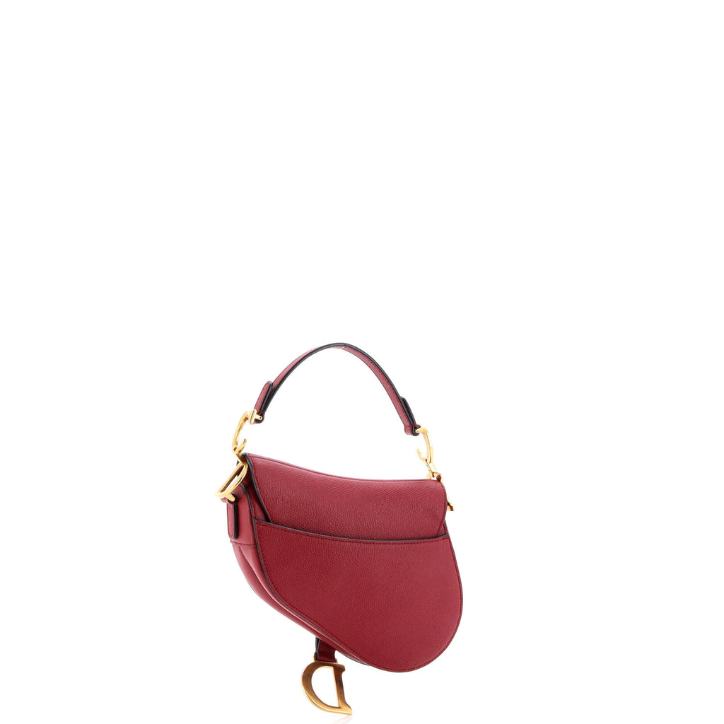 Saddle Handbag Leather Mini