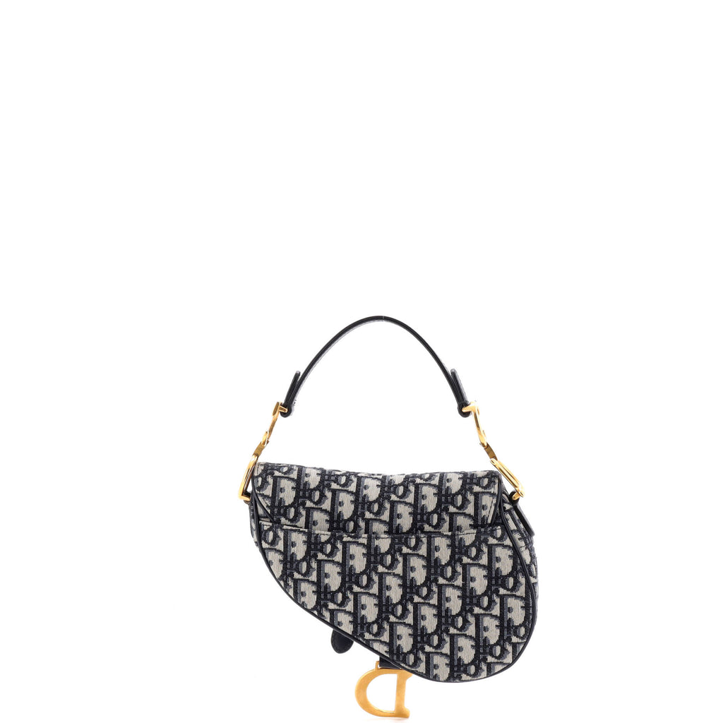 Saddle Handbag Oblique Canvas Mini