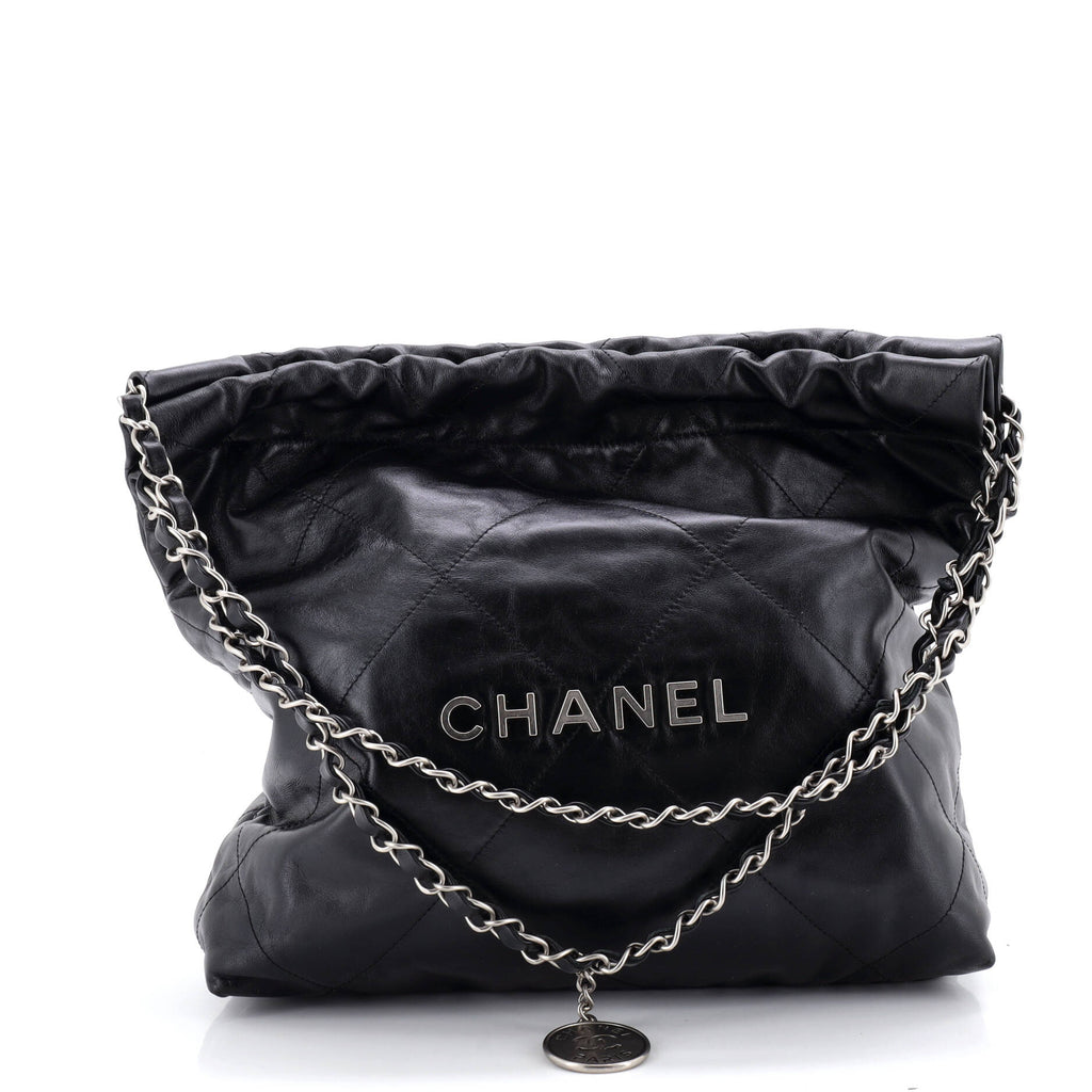 22 Chain Hobo Quilted Calfskin Small