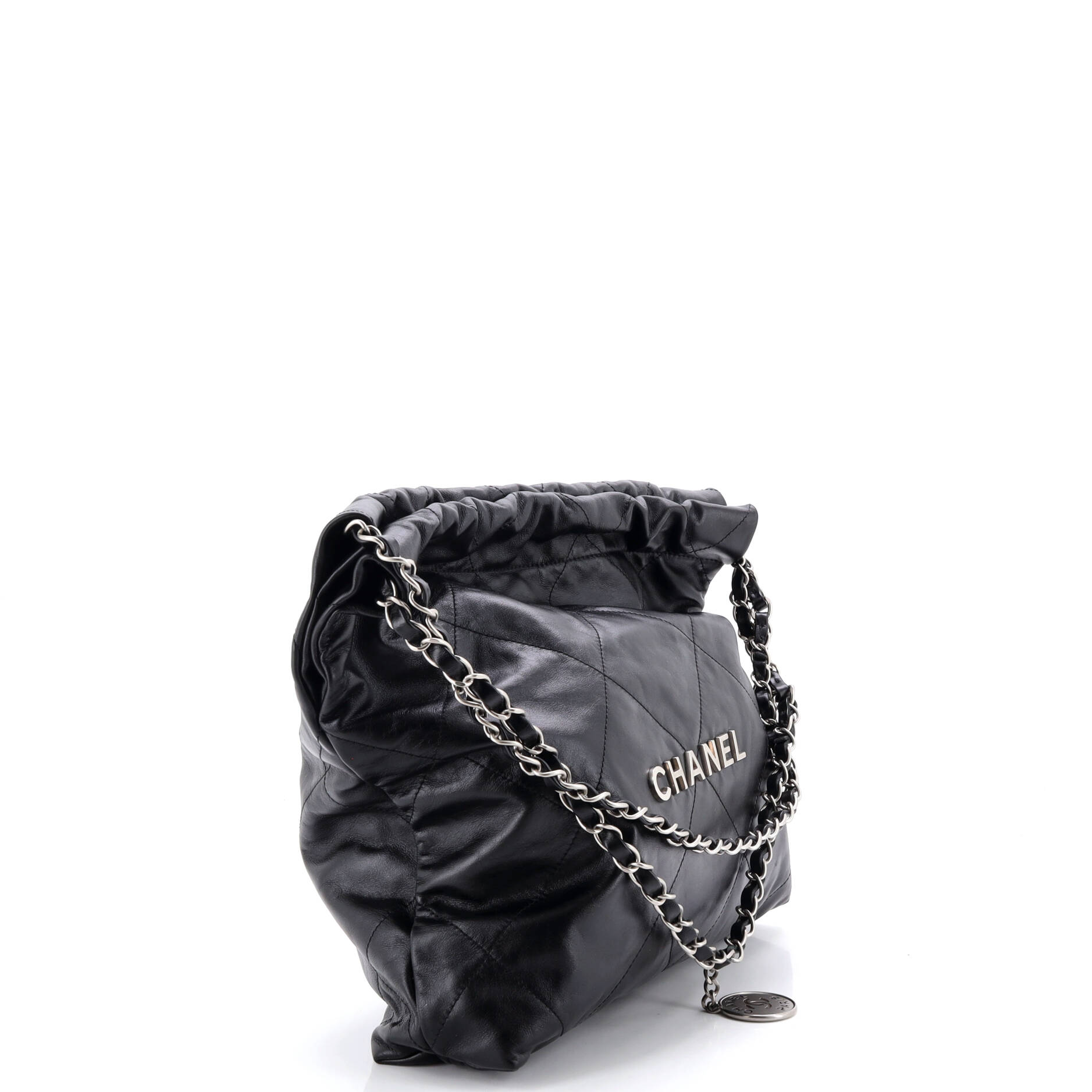 22 Chain Hobo Quilted Calfskin Small