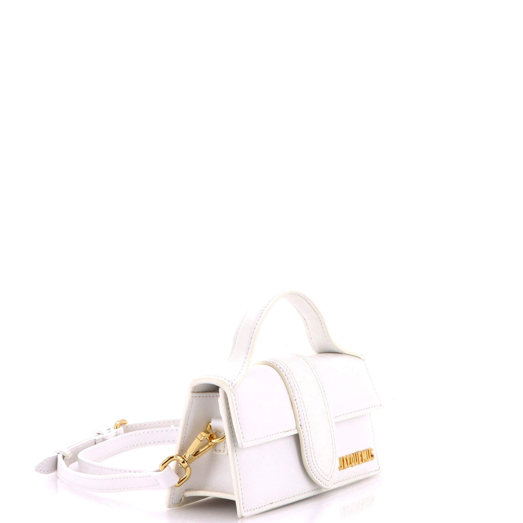 Le Bambino Top Handle Flap Bag Leather