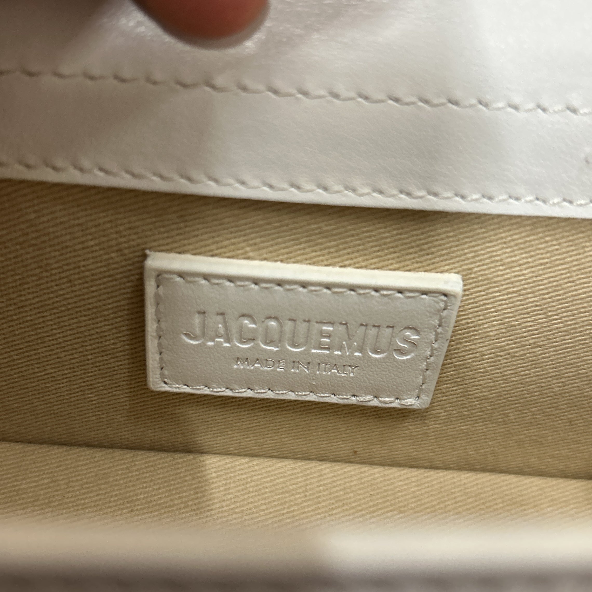 Le Bambino Top Handle Flap Bag Leather