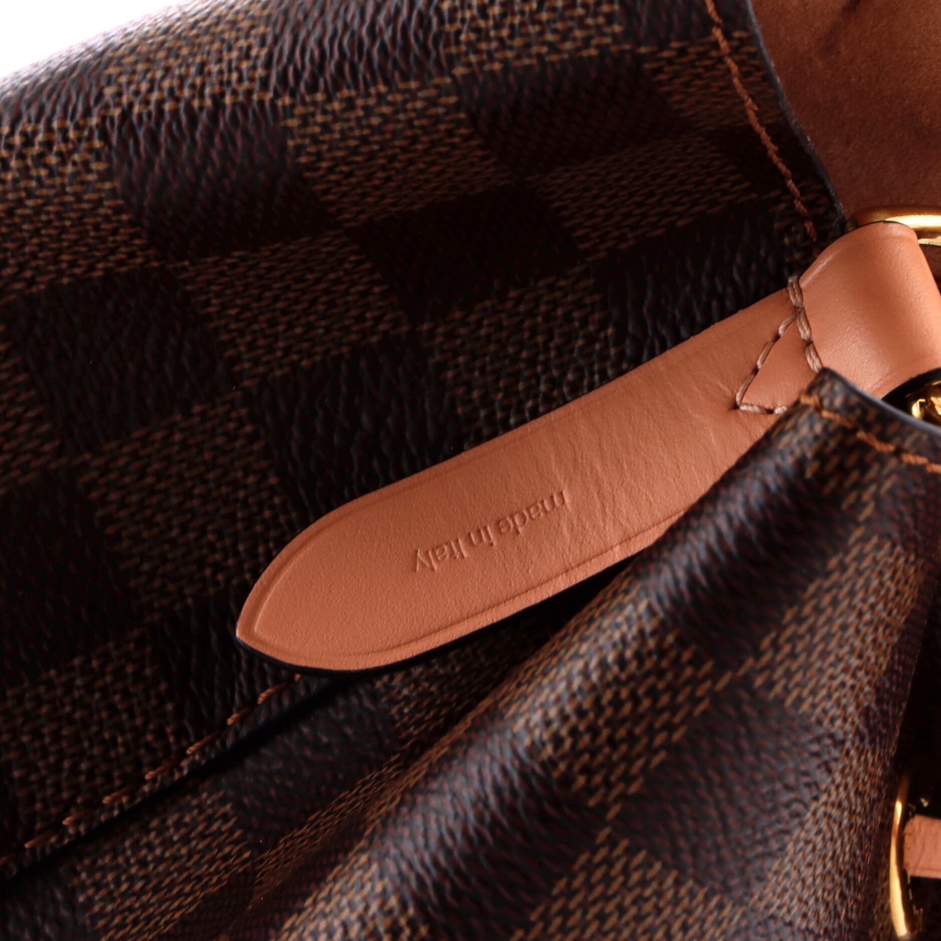 NeoNoe Handbag Damier with Leather MM