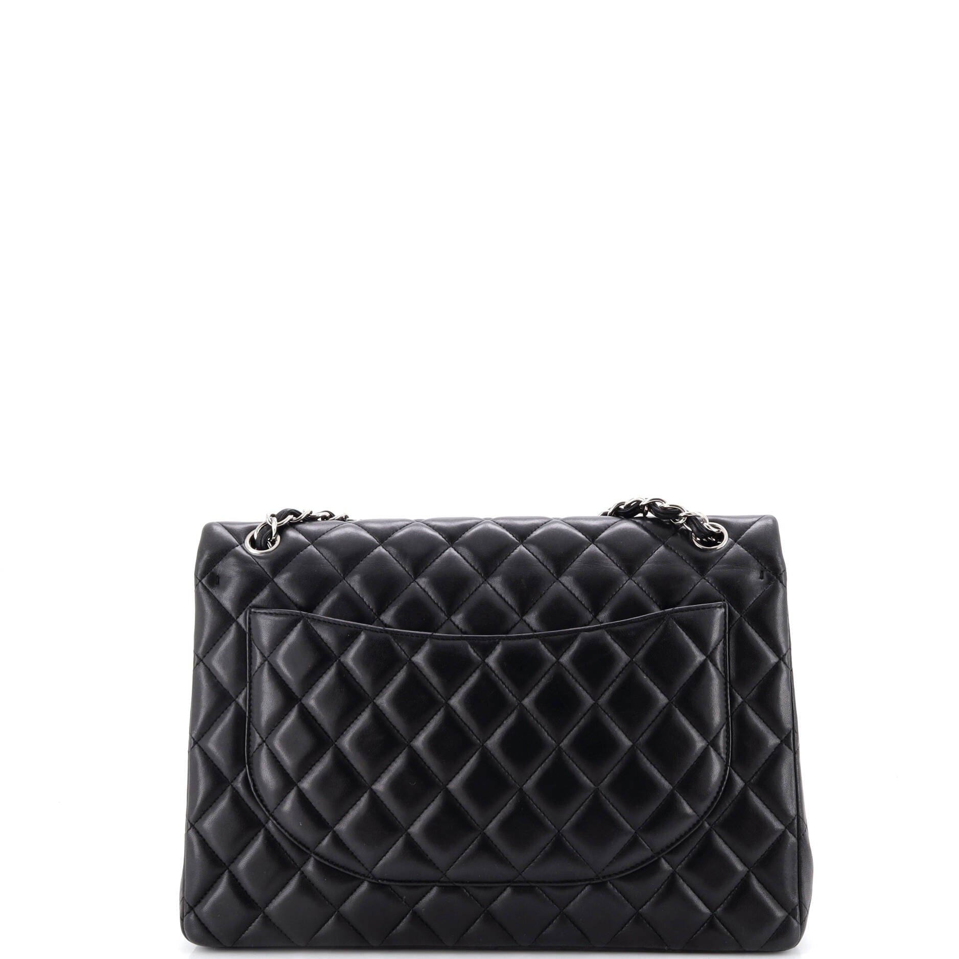 Classic Double Flap Bag Quilted Lambskin Maxi