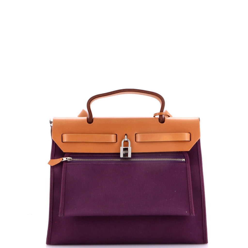 Herbag Zip Leather and Toile 31