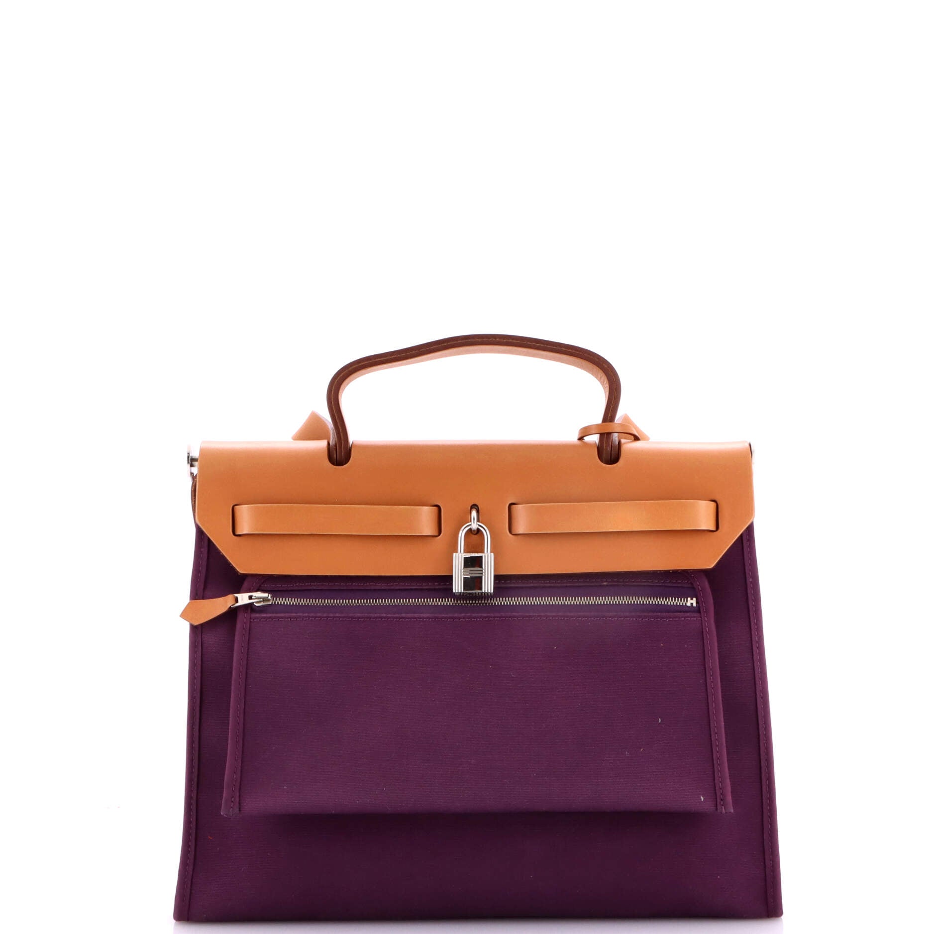 Herbag Zip Leather and Toile 31